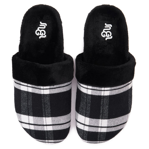 Snuggs Clogs Black checkered